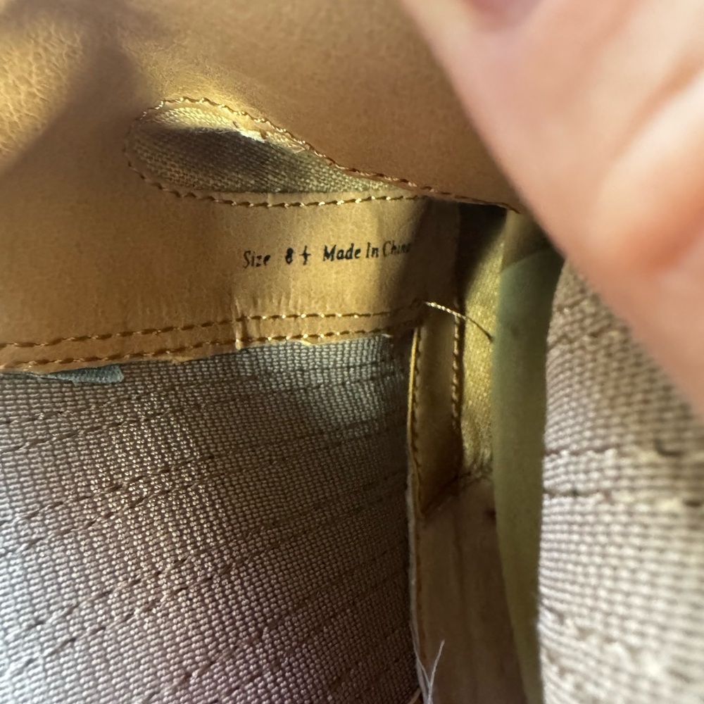 Dolce Vita Women Boot Brown Size 8 Bootie Pull Tabs Stacked Mid Ankle Pull On - Picture 5 of 5